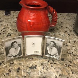 Glass photo frame